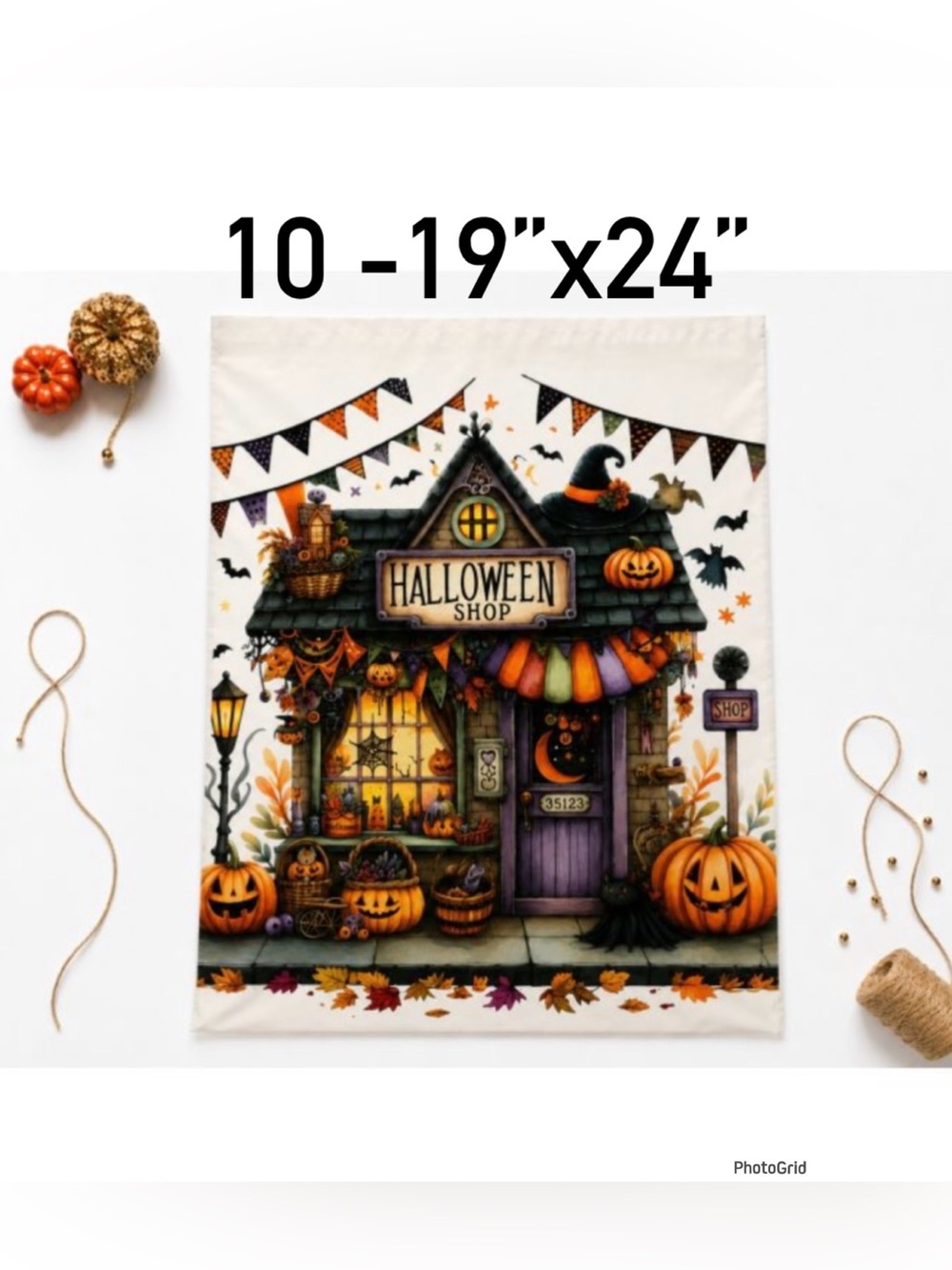 4/$20 -10 Halloween Shop poly mailers 19”x24”